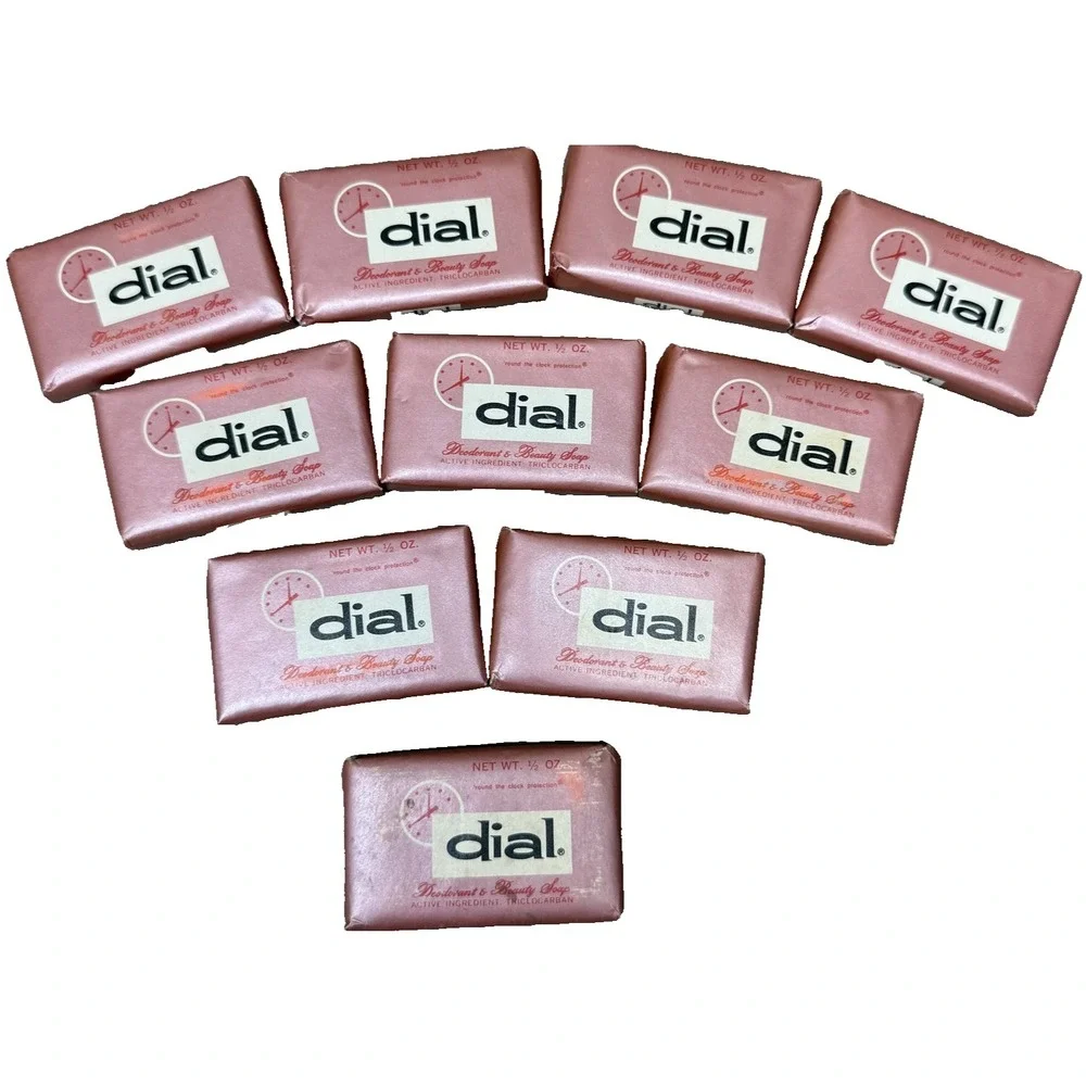 Vintage Dial Bar Soap Pink Deodorant & Beauty Bars 1/2 oz NOS Sealed- Lot of 58